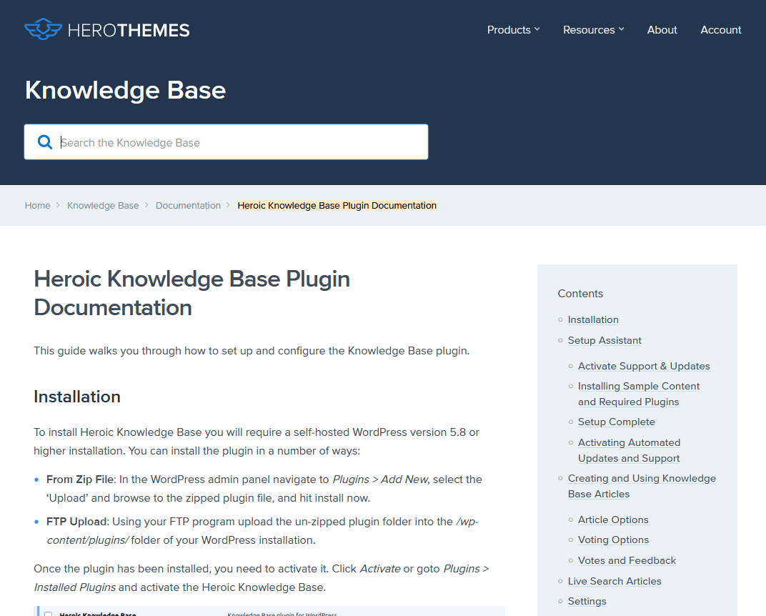 heroic-knowledge-base-plugin-digital-guide-example - HeroThemes Heroic Knowledge Base Plugin Digital Guide Example