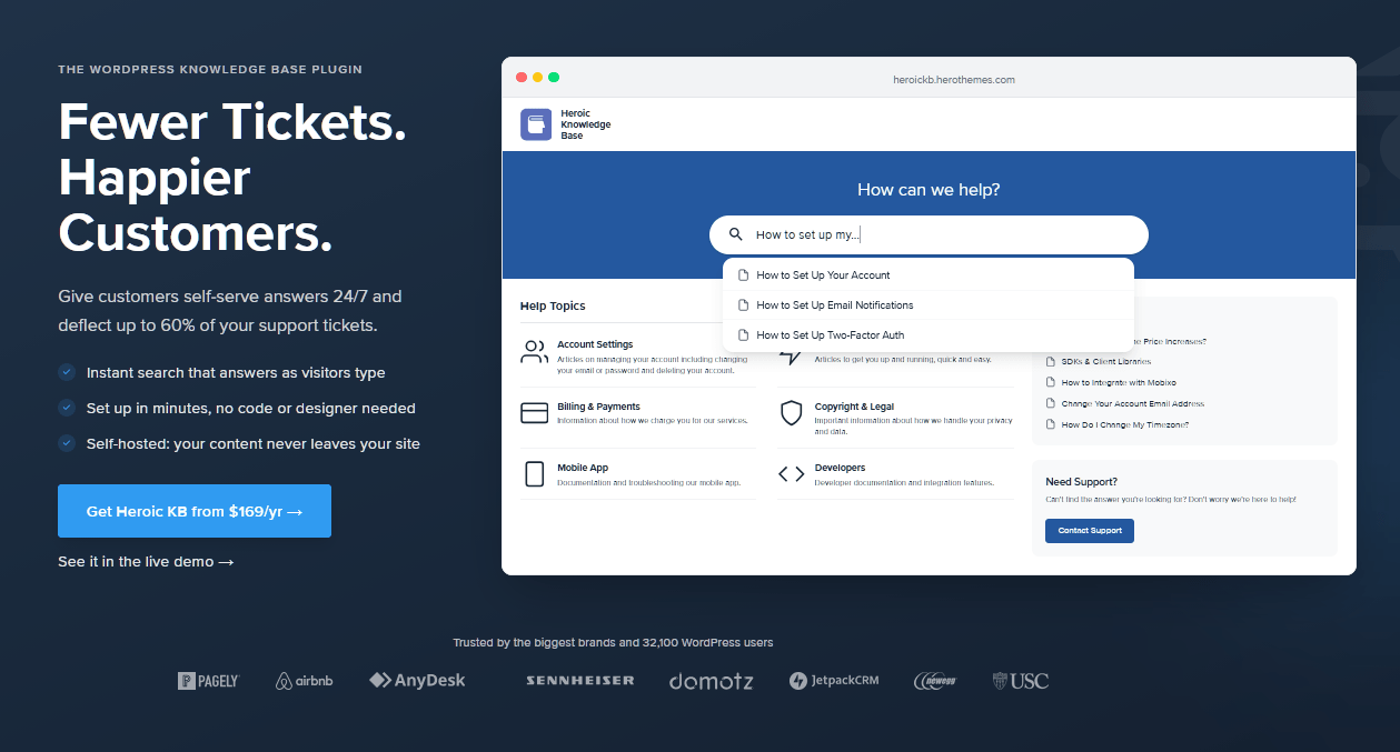 Heroic Knowledge Base software