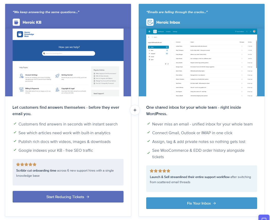 Heroic Software bundle to manage school helpdesk