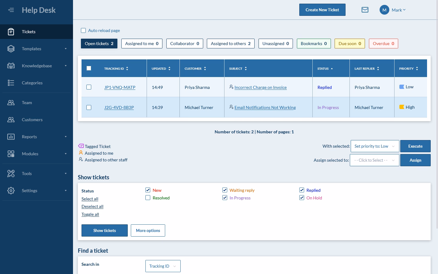 Hesk software