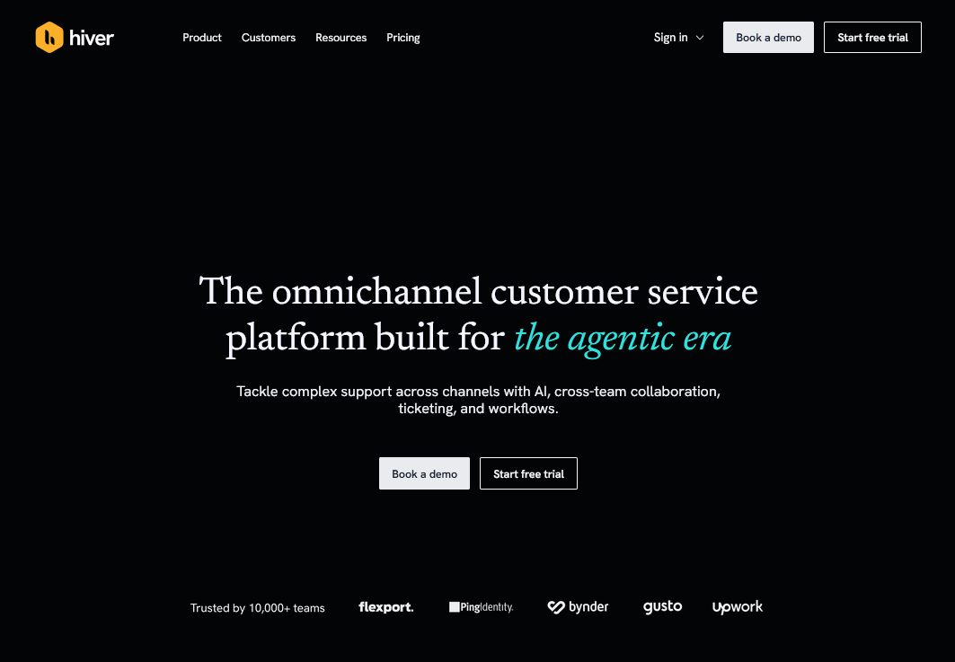 Hiver an agentic customer service platform