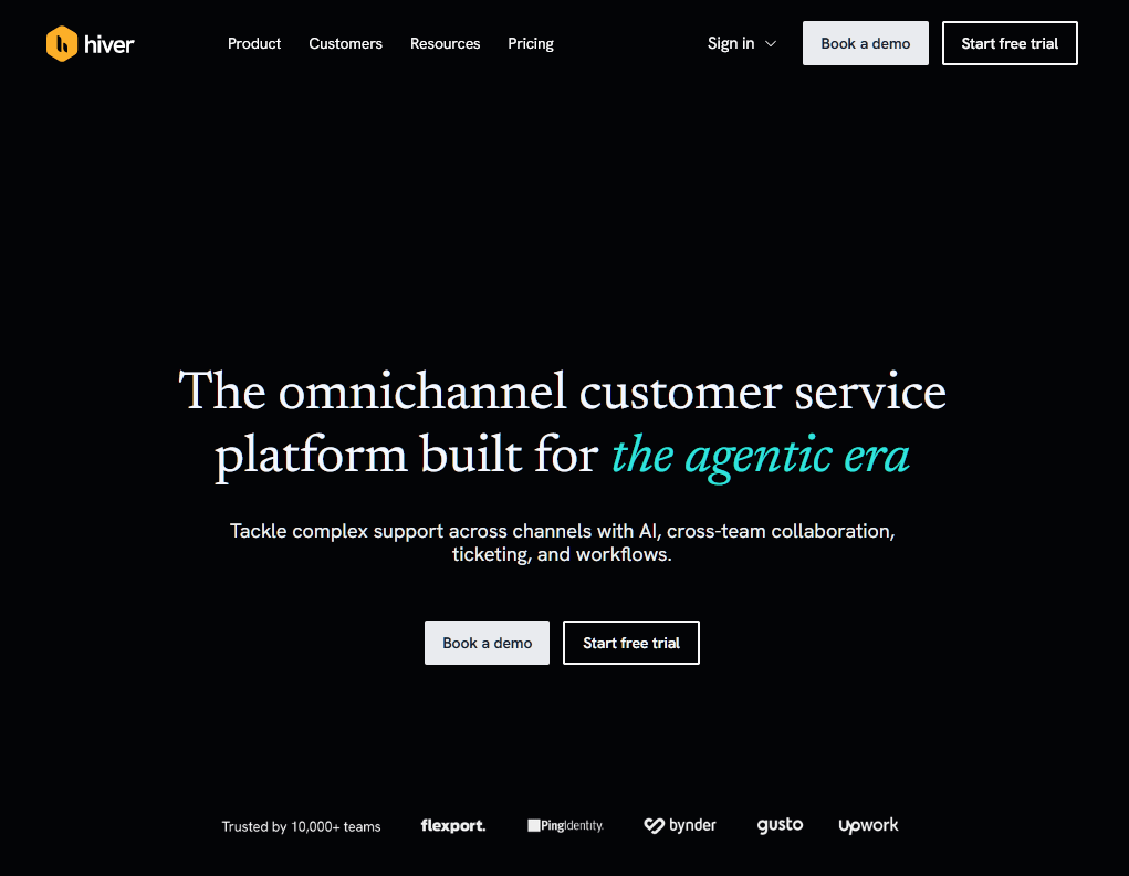 Hiver customer service software