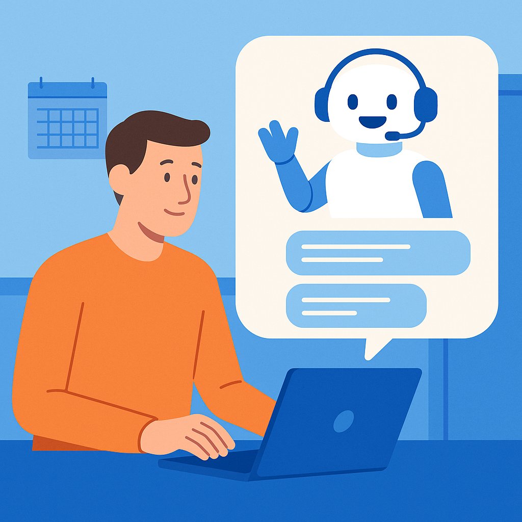 HR Chatbot illustration