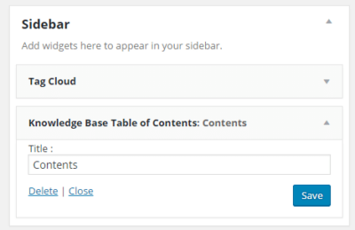 Adding a Table of Contents to the Knowledge Base - HeroThemes