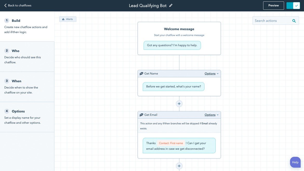 HubSpot Chatbot