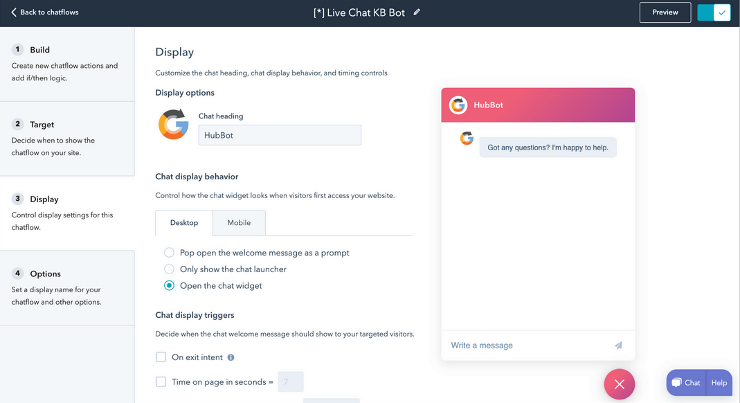 HubSpot Live Chat for WordPress