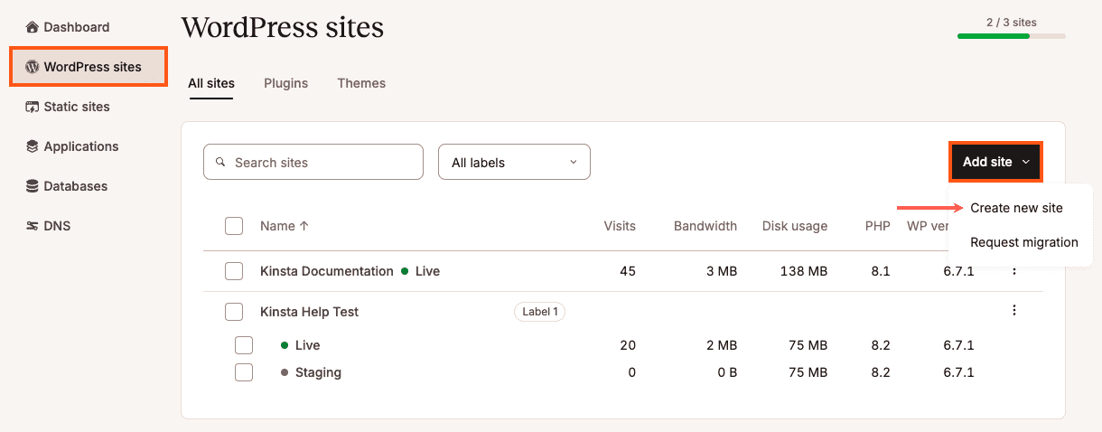 Install WordPress CMS with Kinsta Hosting