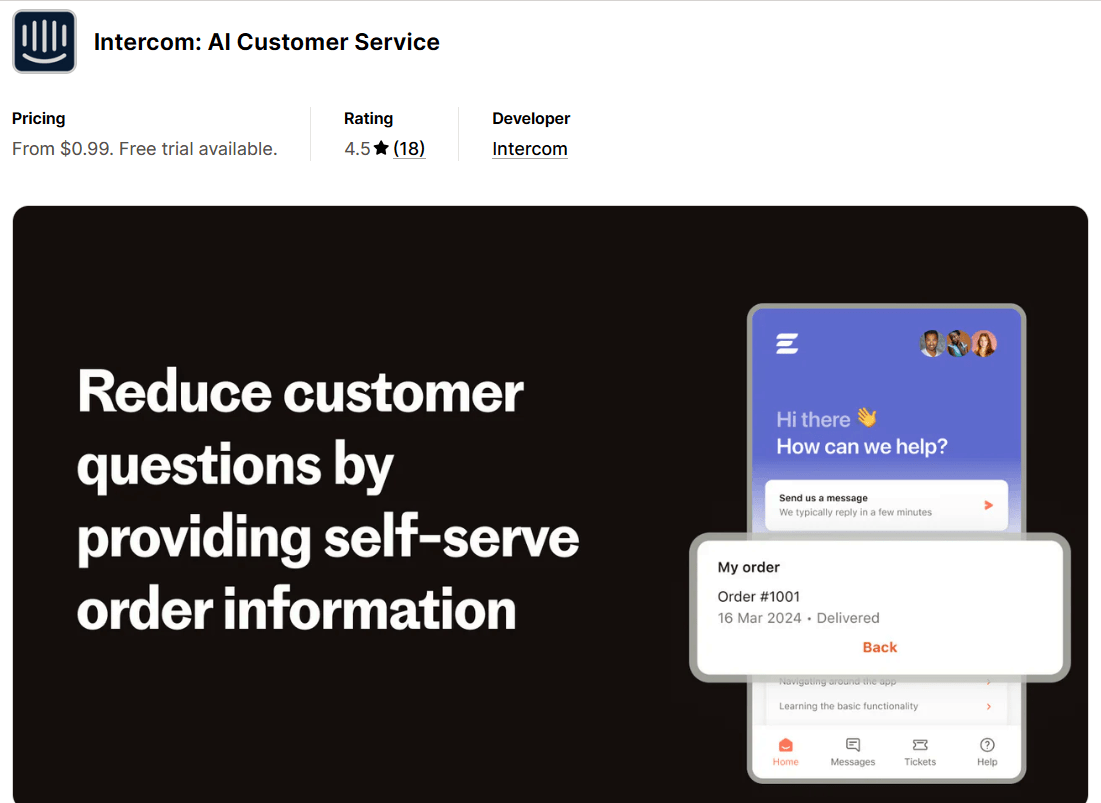 Intercom for Enterprise Conversational Support