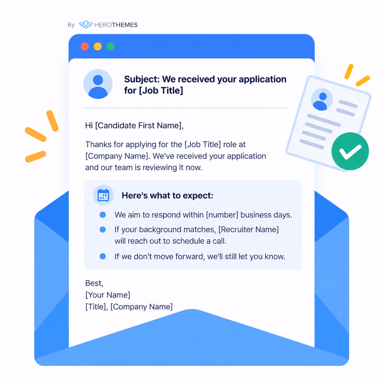 Jobapplicationacknowledgmentemailexample herothemes Job application acknowledgment email example