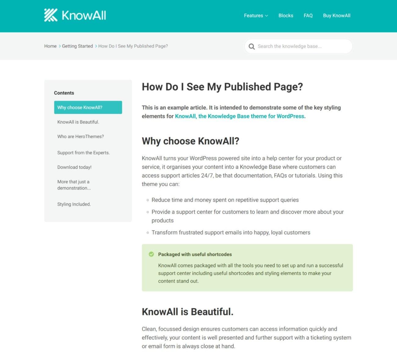 KnowAll article