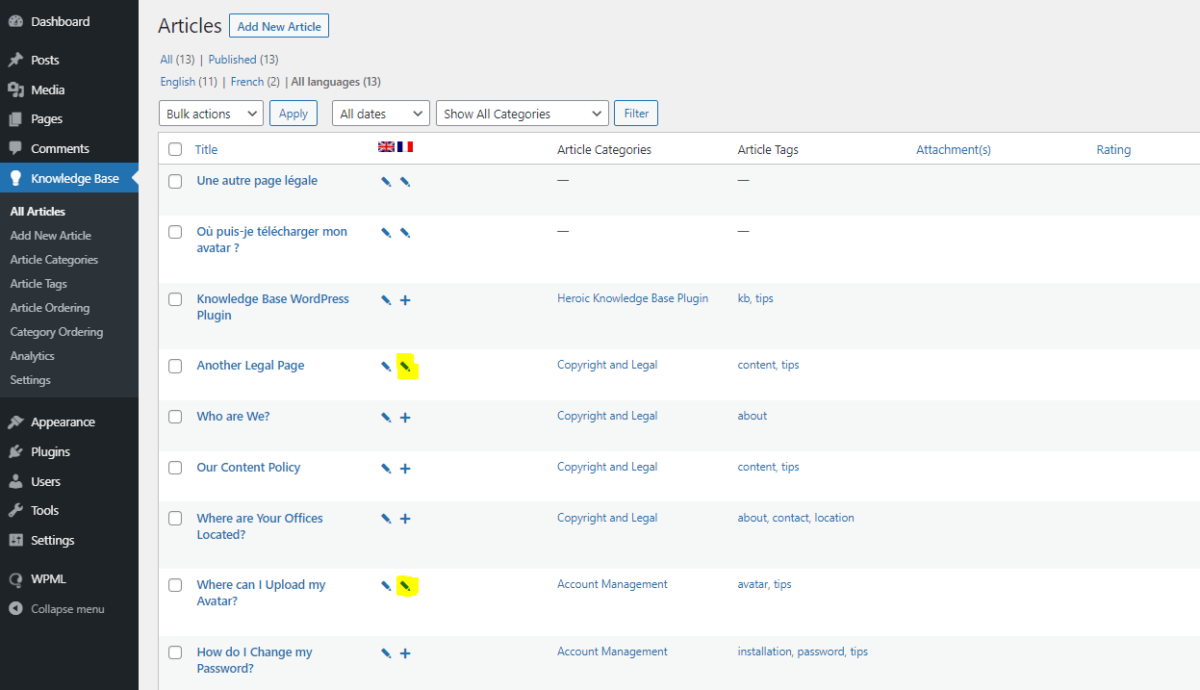 How To Create a Multilingual Knowledge Base With WordPress