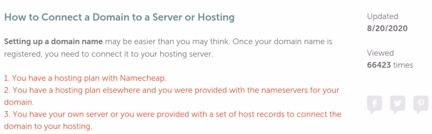 Knowledge base content example