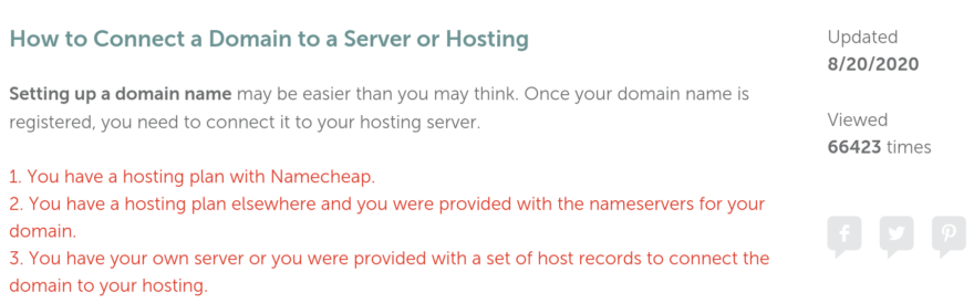 Knowledge base content example