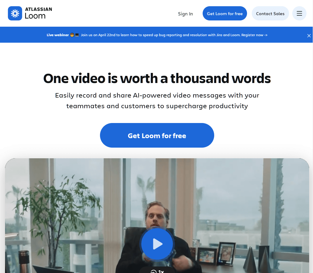 Loom for video editing