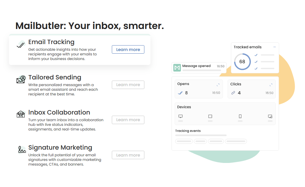 Mailbutler productivity extension for email