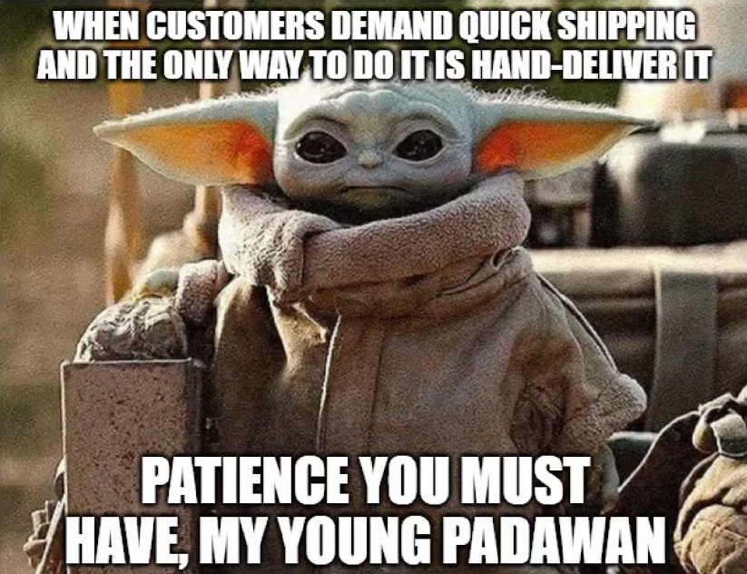 Meme about customer expectations 