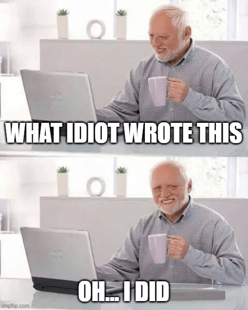 Meme about proofreading