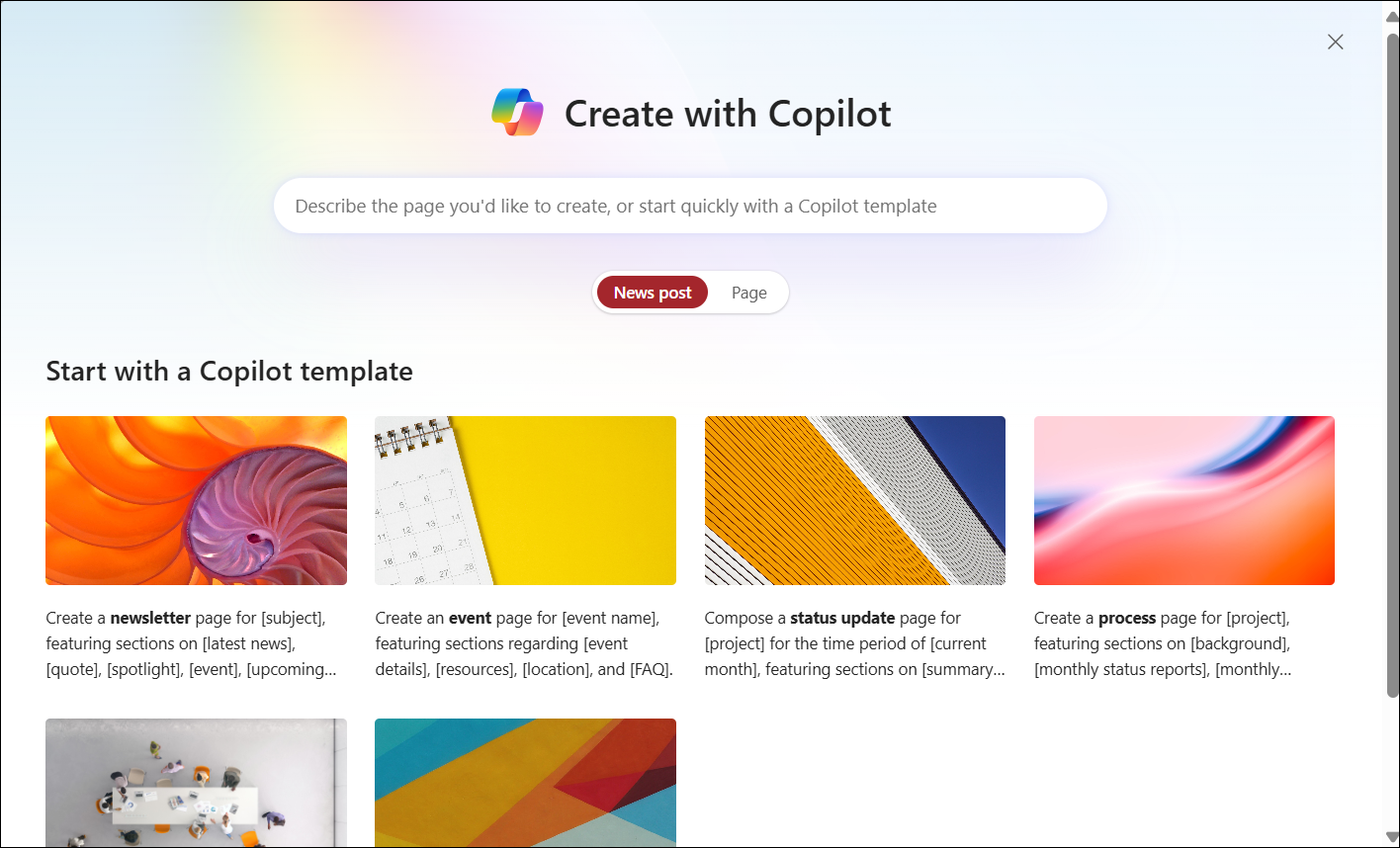 Microsoft SharePoint with Copilot