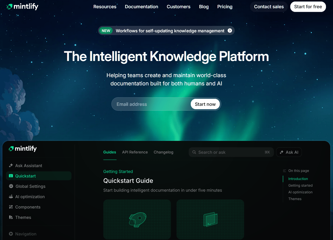 Mintlify knowledge platform