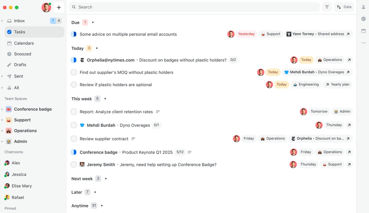 Missive Tasks and Workflow Management