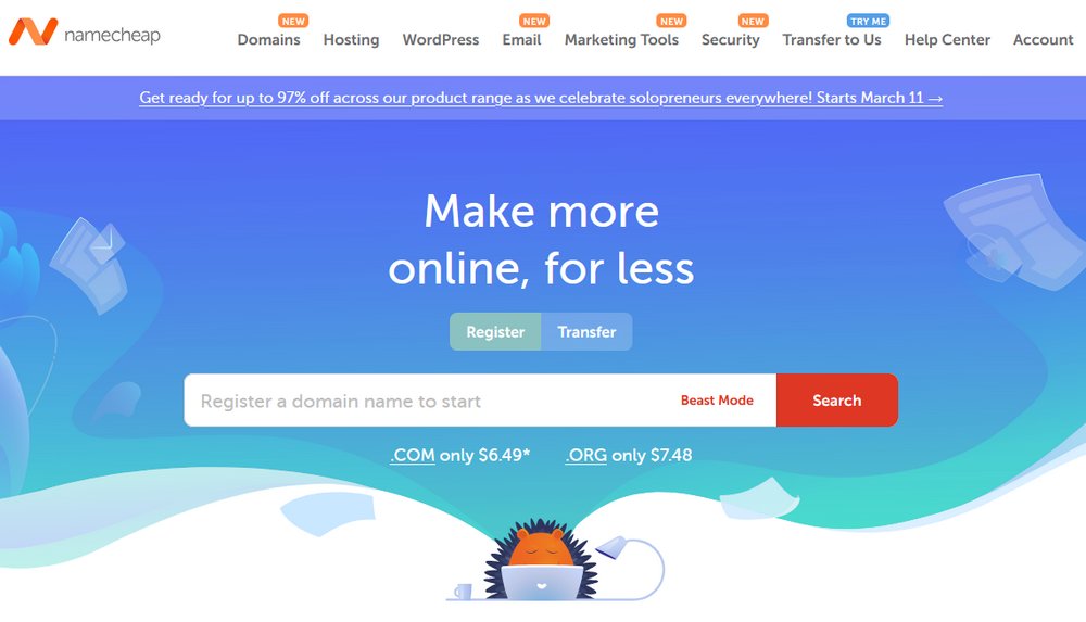 Namecheap domain name provider