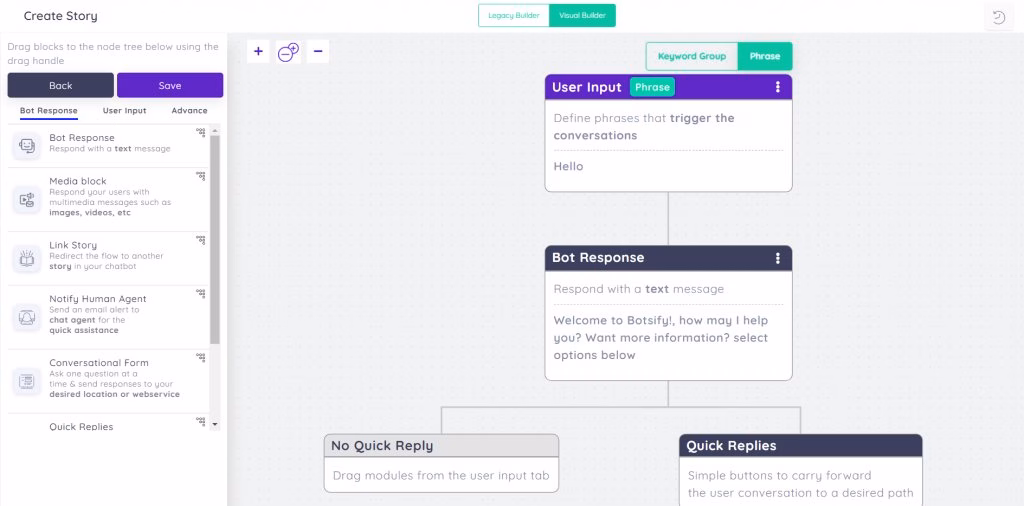 No-Code Chatbot Builder