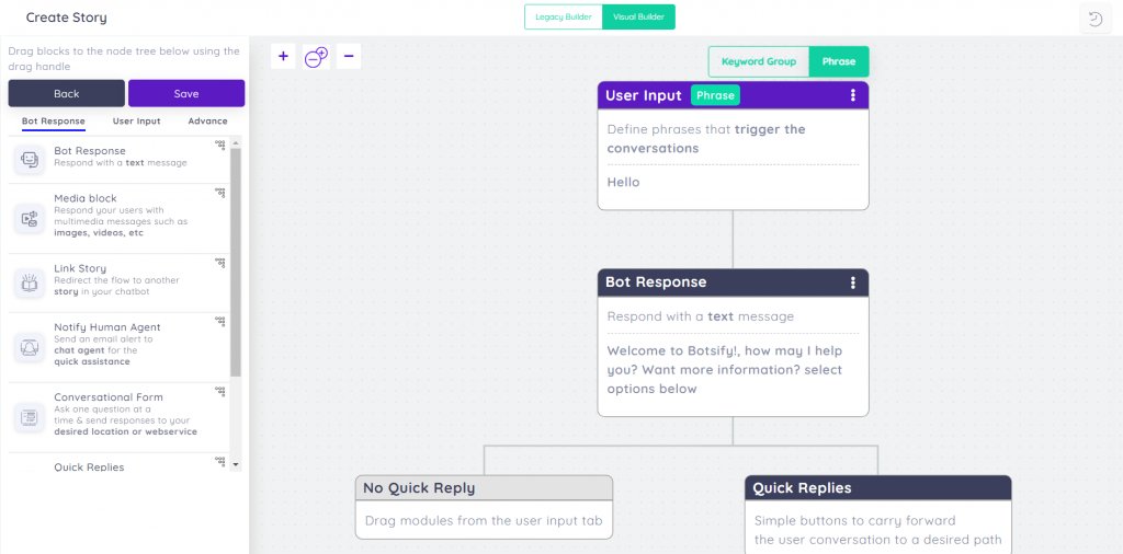 No-Code Chatbot Builder