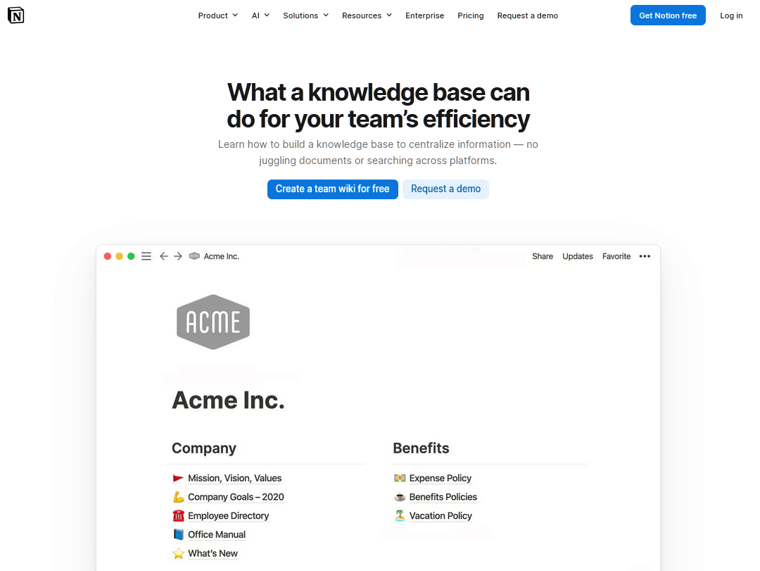 Notion as help authoring tool