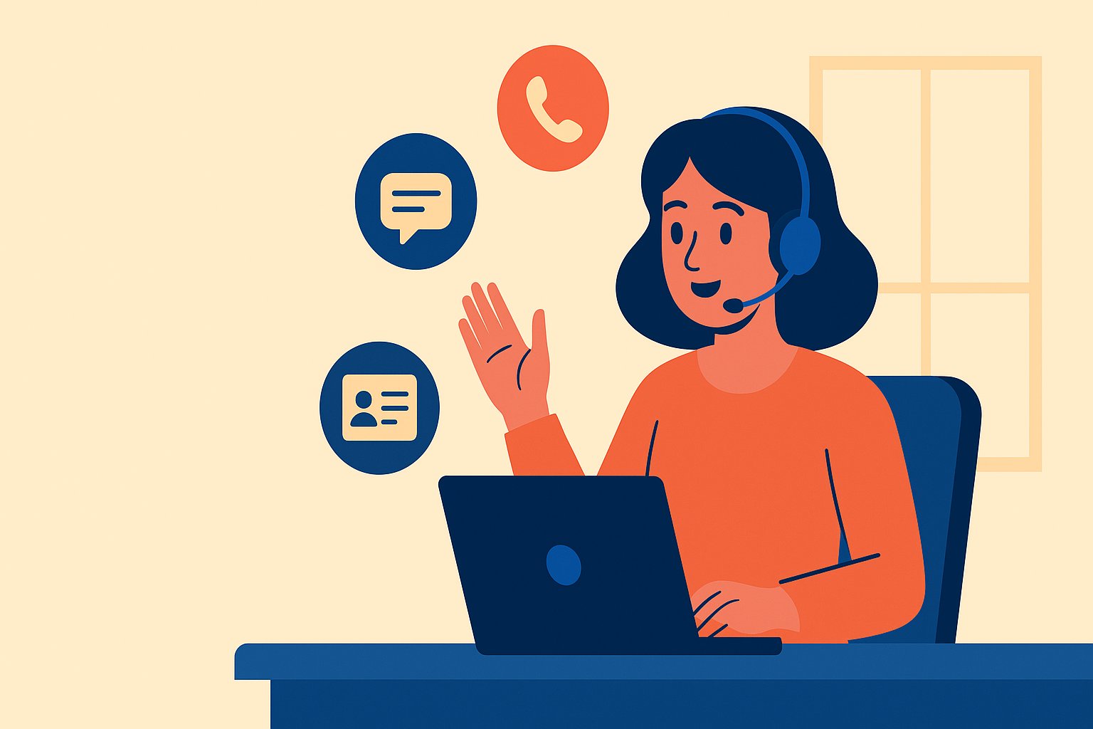 Omnichannel Support illustration