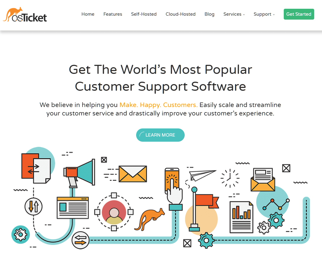 osTicket free helpdesk software