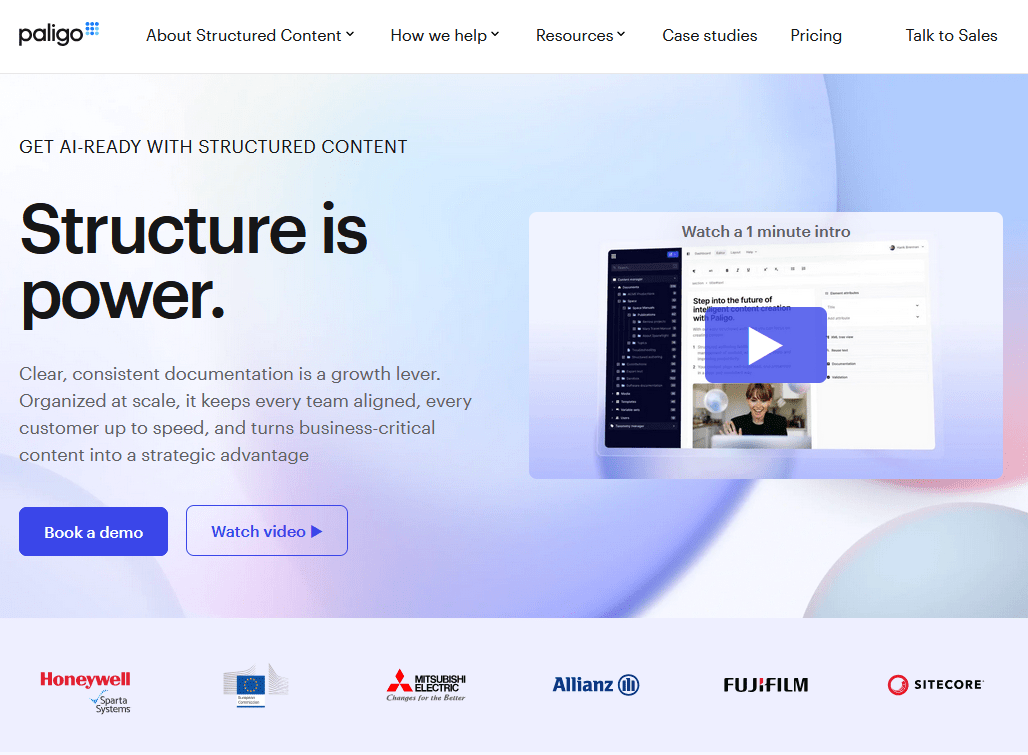 Paligo Component Content Management System for technical documentation
