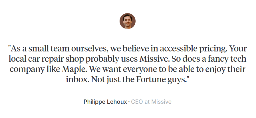 philippe-lehoux-thoughts-on-missive - HeroThemes Philippe Lehoux thoughts on Missive