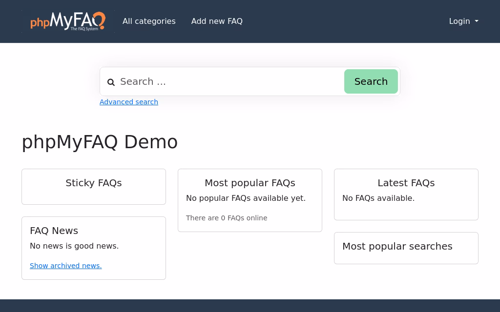 phpmyfaq-open-source-knowledge-base-for-faqs - HeroThemes phpMyFAQ open source knowledge base for FAQs