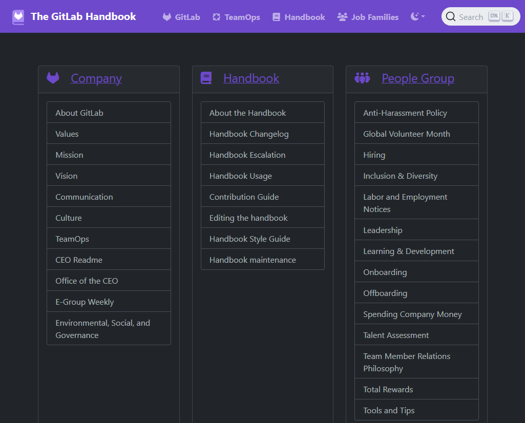 Public Company Wiki example