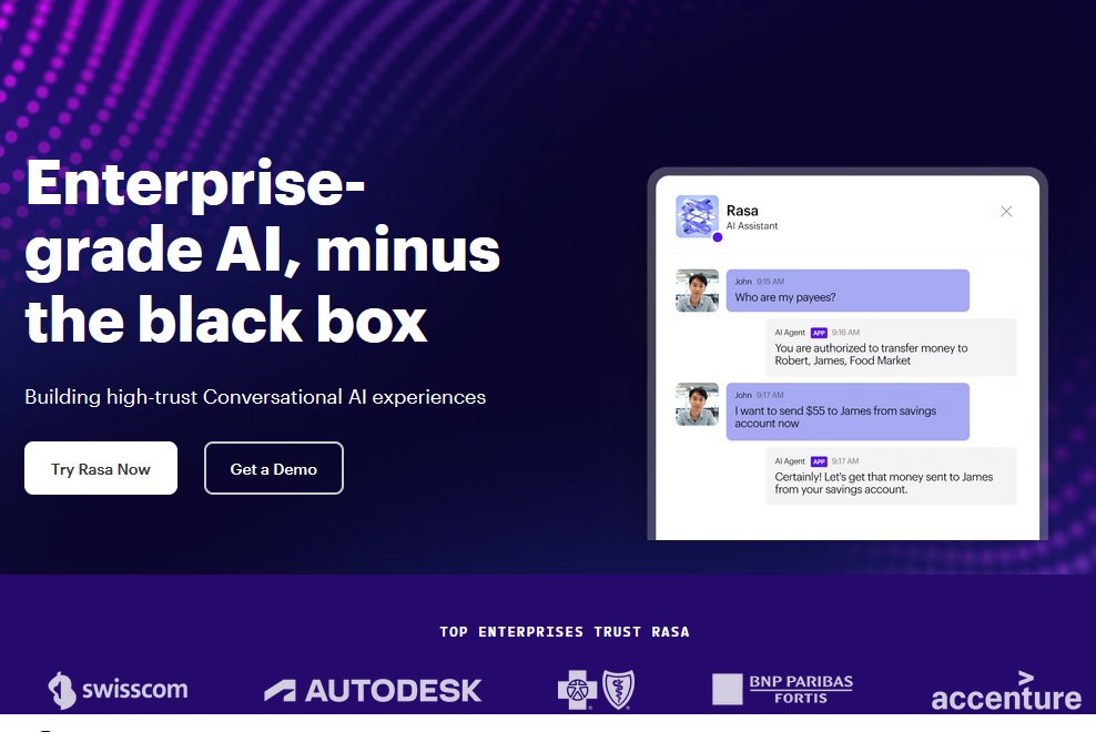 Rasa Open-Source Conversational AI
