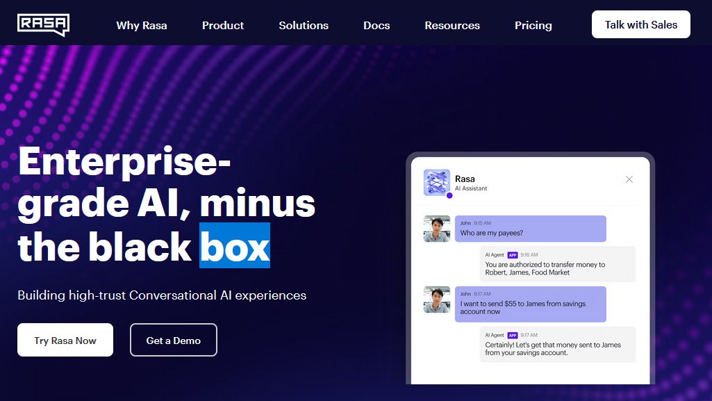Rasa Open-Source Framework for Advanced Custom Bots