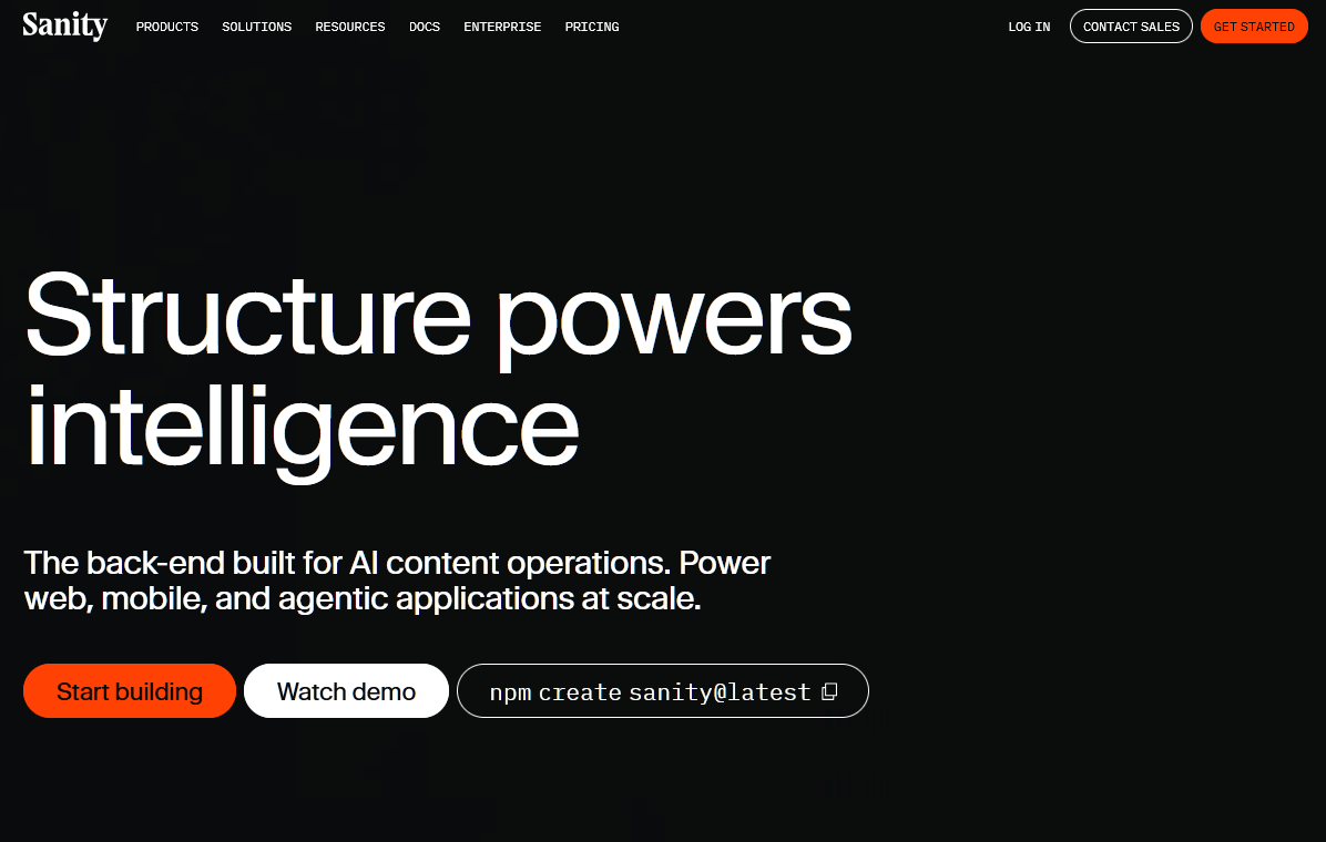 Sanity AI Content Operating System for documentation teams