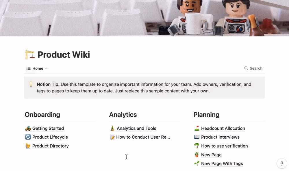 screenshot-of-notion-showing-product-wiki - HeroThemes Screenshot of Notion showing product wiki