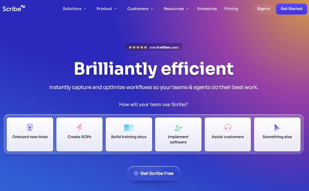 Scribe workflow capture tool