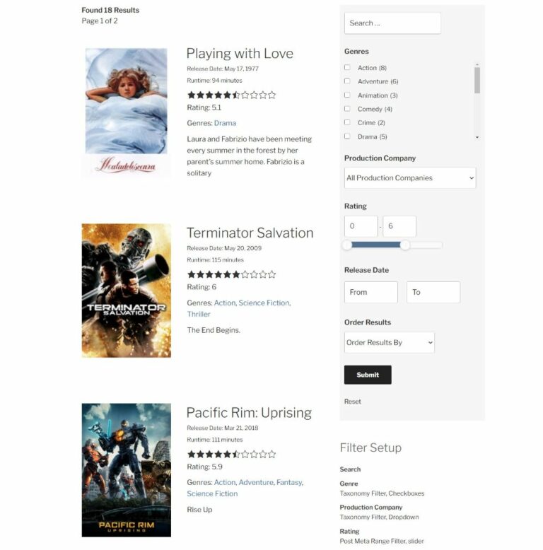 5 best wordpress search filter plugins compared faceted search herothemes