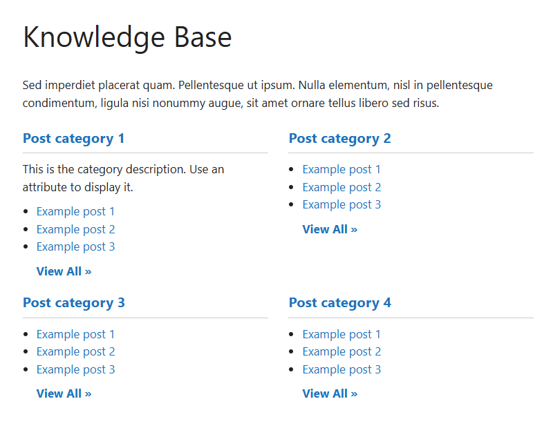 Simpleknowledgebasewordpressplugin herothemes Einfaches WordPress Knowledge-Base-Plugin