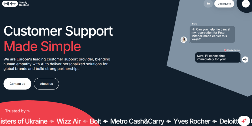 Simply Contact call center services