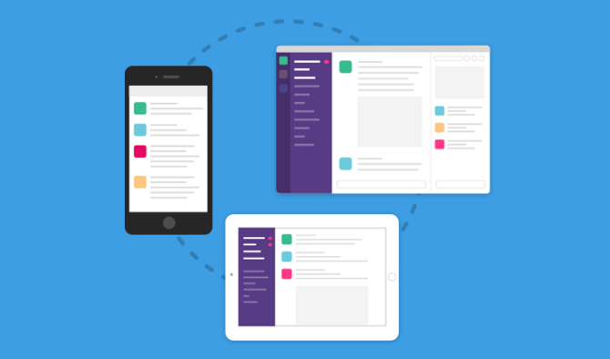 Slack is a joy to use across multiple devices.