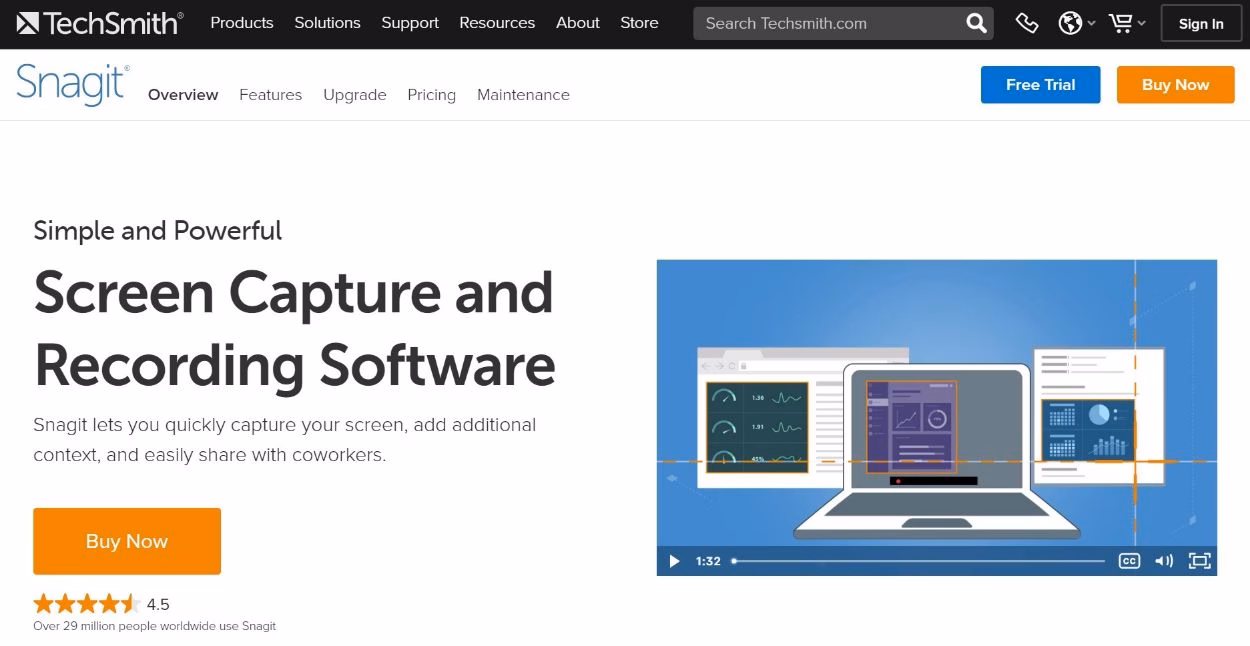 snagit - HeroThemes SnagIt - tool for capturing short screen recordings or screenshots