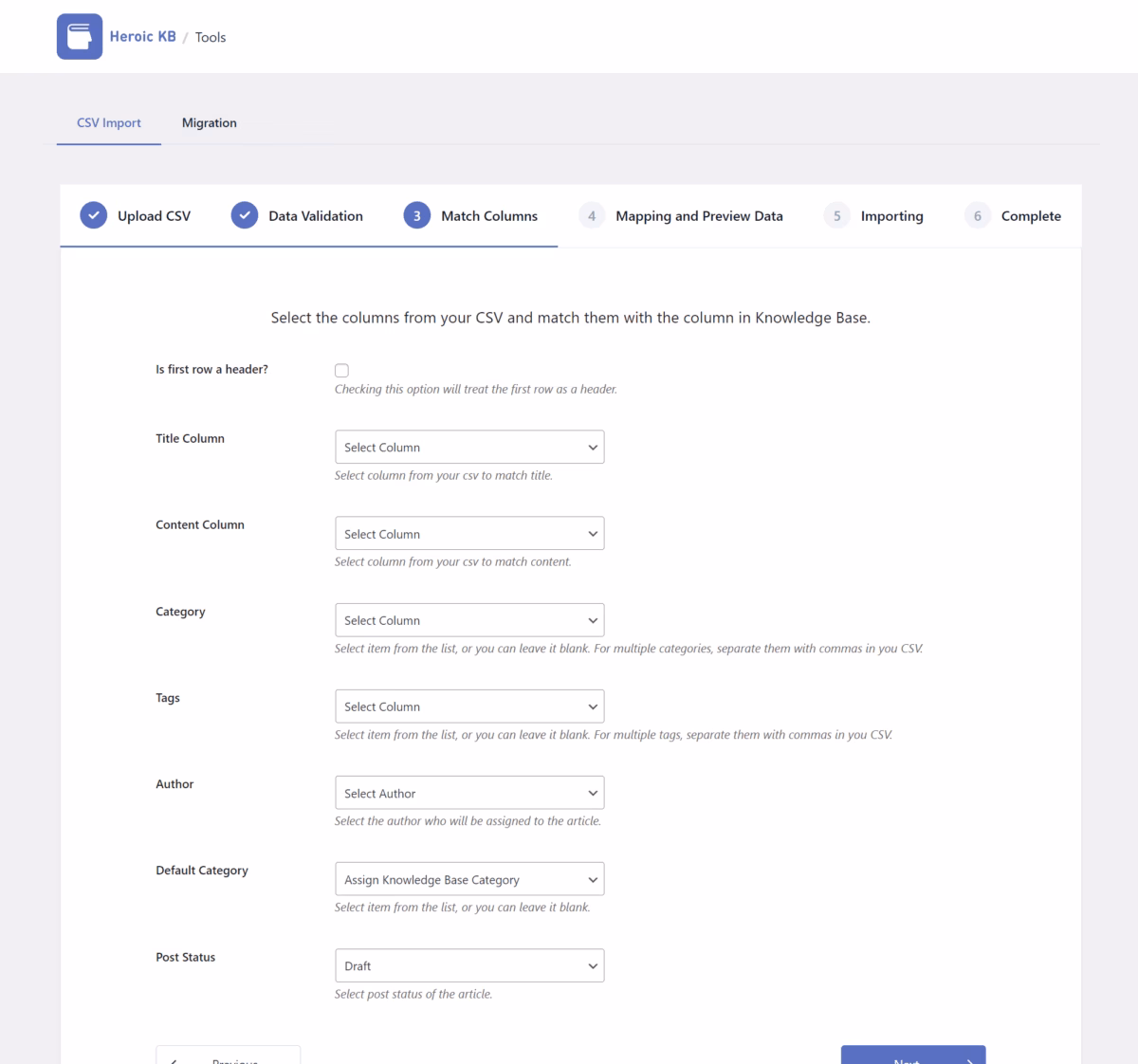 step-3-match-columns - HeroThemes Step 3, match columns