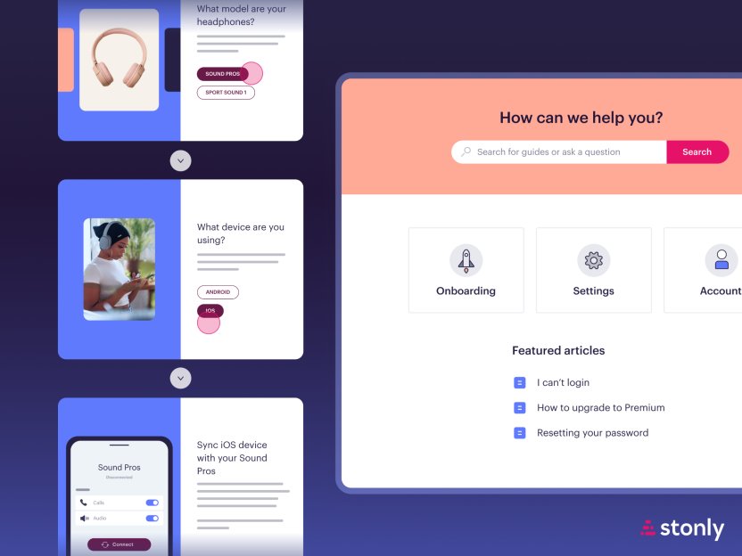 Stonly interactive knowledge base software
