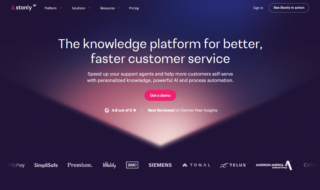Stonly knowledge bases and interactive tutorial software
