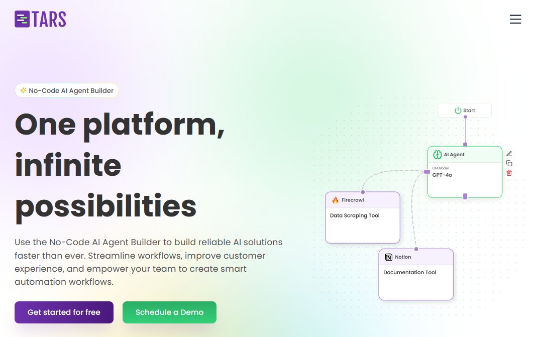 TARS Conversational Forms for Ordering and Reservations