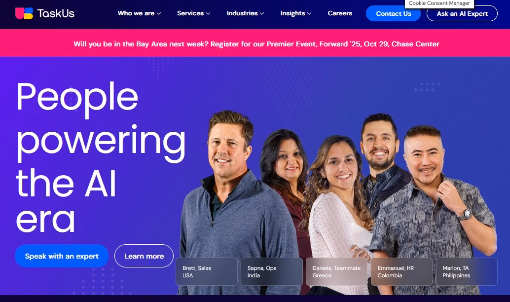 taskus-homepage - HeroThemes TaskUs homepage