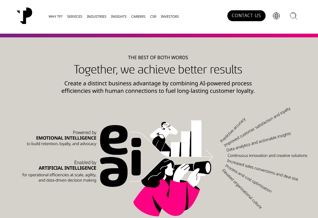 Teleperformance homepage